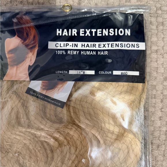 Luxurious Blonde Wavy 18 inch Hair Extensions 100% Remy Human Hair - Picture 8 of 10